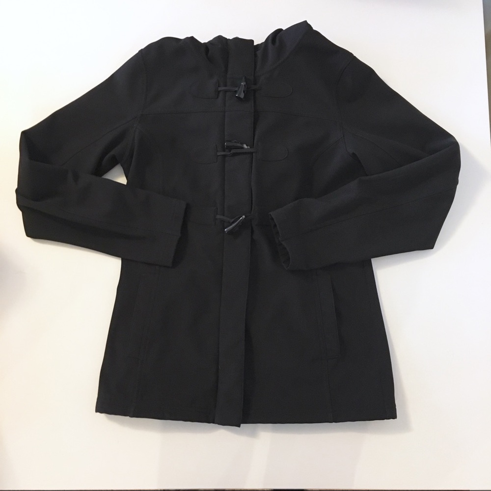 Lucy Womens Black Hooded Jacket Medium